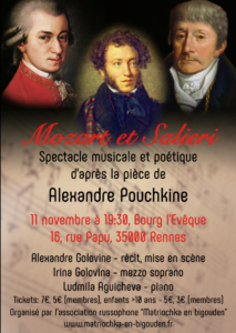 Affiche Mozar et salieri